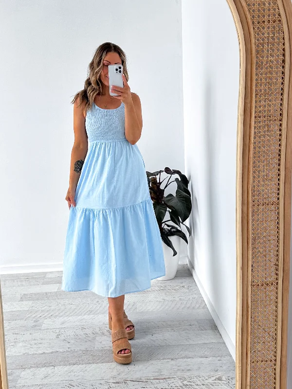 Lynn Dress - Baby Blue