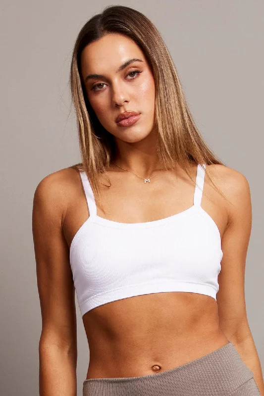 White Bralette Seamless