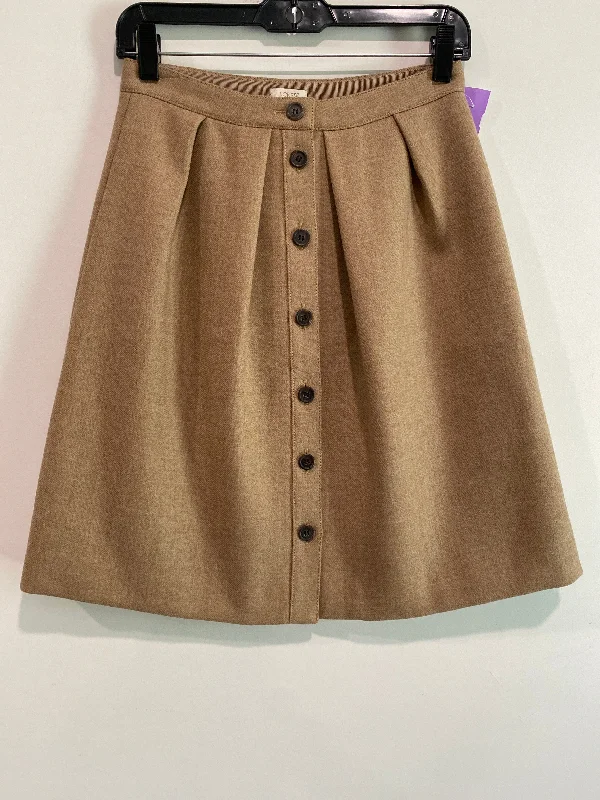 Beige Skirt Midi J. Crew, Size 2