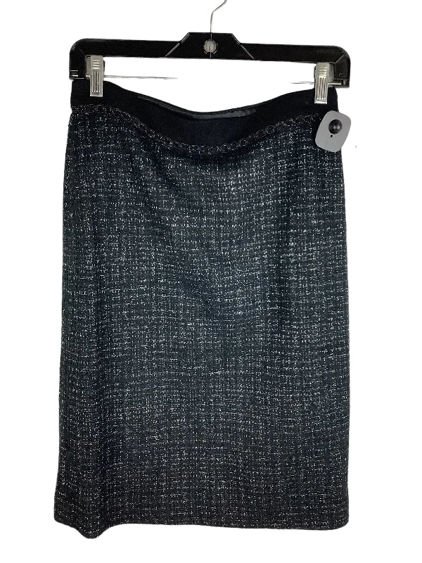 Black Skirt Designer Tory Burch, Size 4