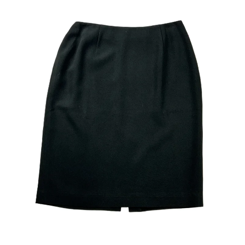 Black Skirt Midi By Ann Taylor, Size: 8petite