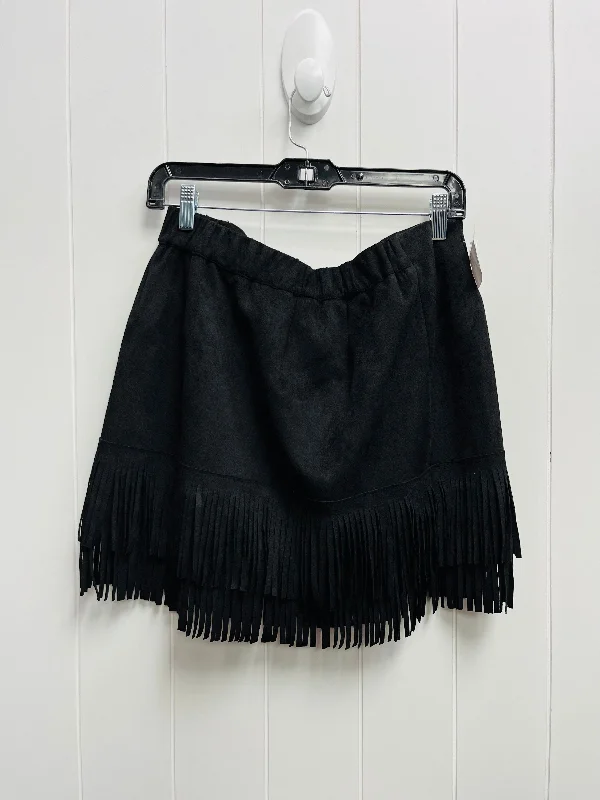 Black Skirt Mini & Short noless, Size Xl