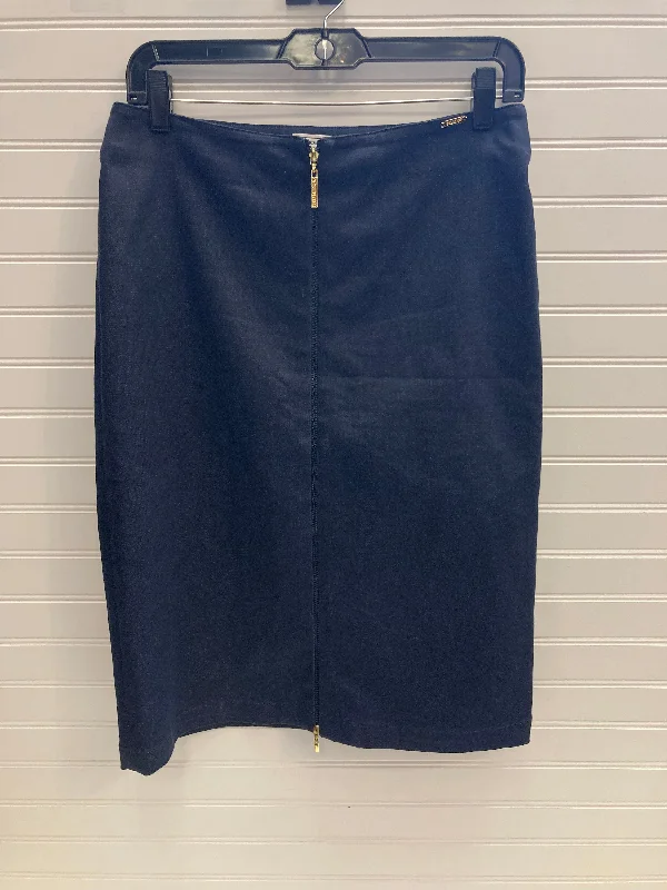 Blue Denim Skirt Designer St John Collection, Size 8