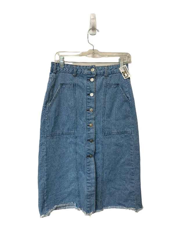 Blue Denim Skirt Maxi Sans Souci, Size M