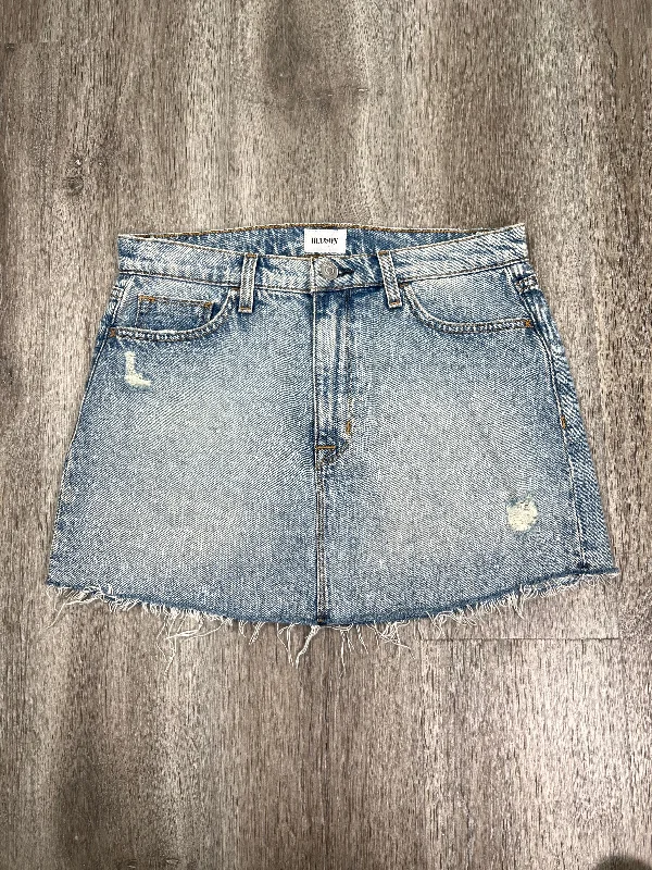 Blue Denim Skirt Mini & Short Hudson, Size Xs