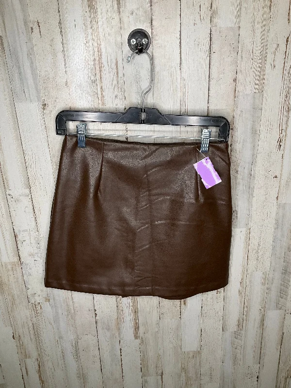 Brown Skirt Mini & Short Abercrombie And Fitch, Size S