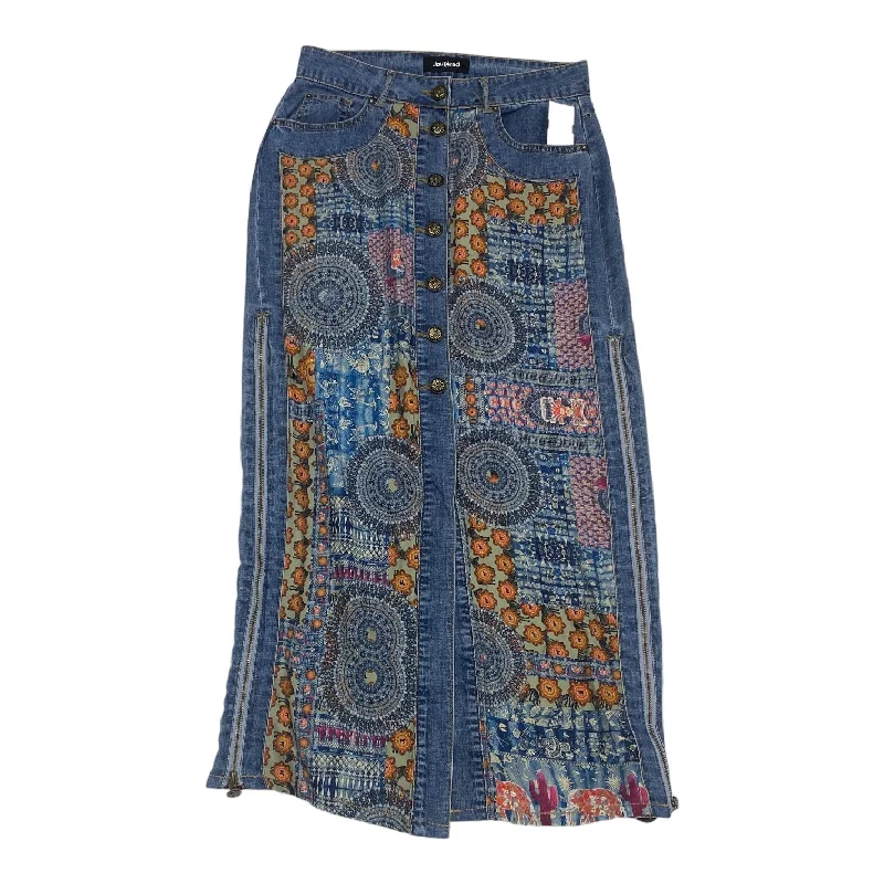 Multi-colored Skirt Designer Desigual, Size S