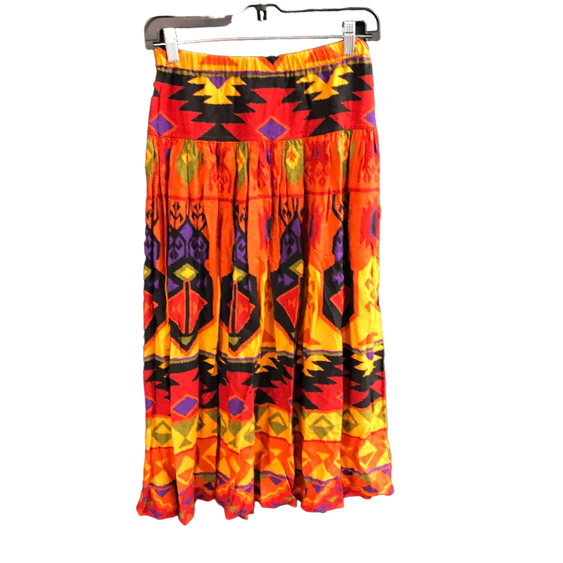 Multi-colored Skirt Midi Clothes Mentor, Size 6