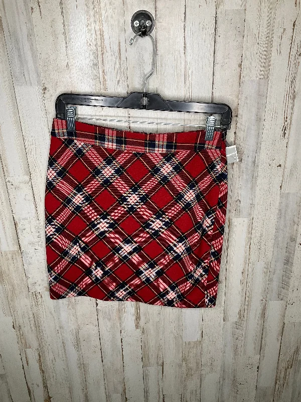 Plaid Pattern Skirt Mini & Short New Look, Size 8