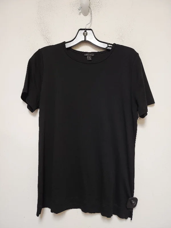 Top Short Sleeve Basic By Ann Taylor In Black, Size: M