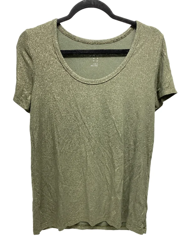 Top Short Sleeve By A New Day In Green, Size: M