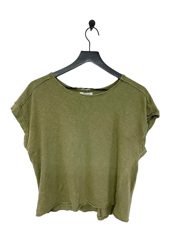 Top Short Sleeve By Z Supply In Green, Size: M