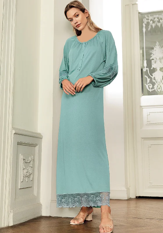 Maternal Long Sleeve Long Nighty