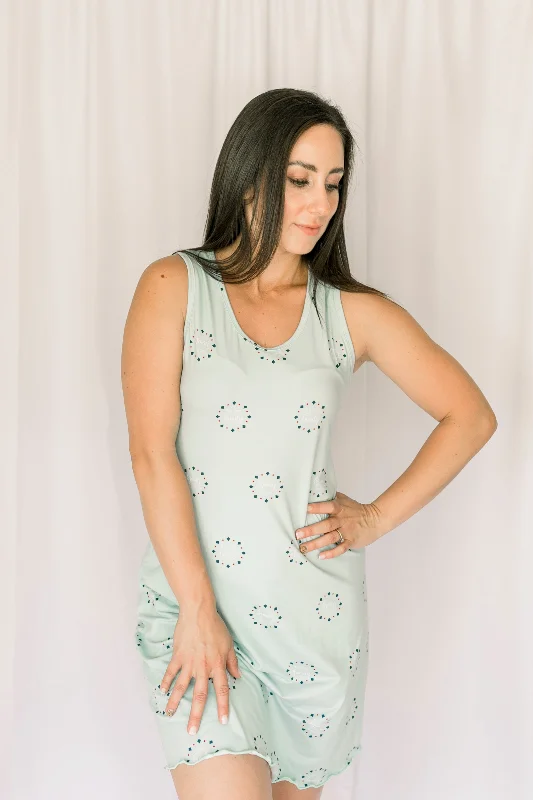 Cozy Teal Family Night Gown