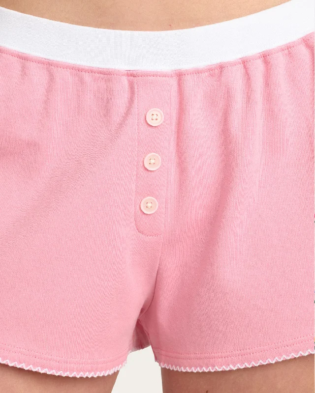 Goldie PJ Set in Bubble Gum