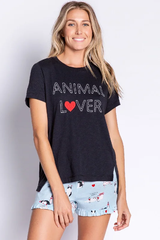 P.J. Salvage Love is a Four Legged Word Short Sleeve T-Shirt