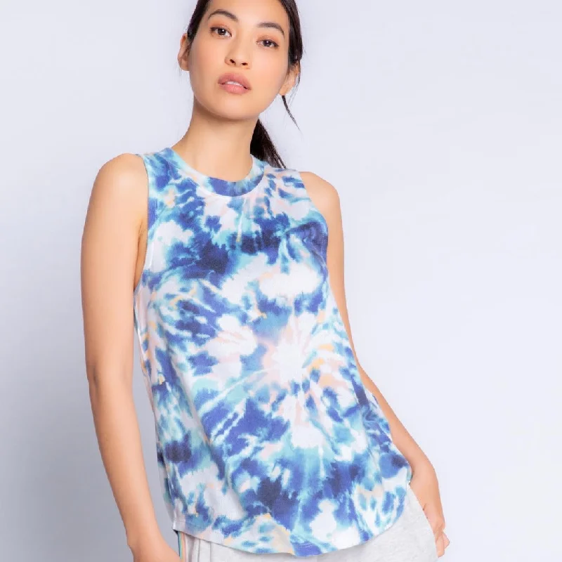 P.J. Salvage Spiral Nights Tie Dye Tank